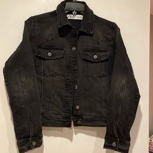 Zara Black Jean Jacket